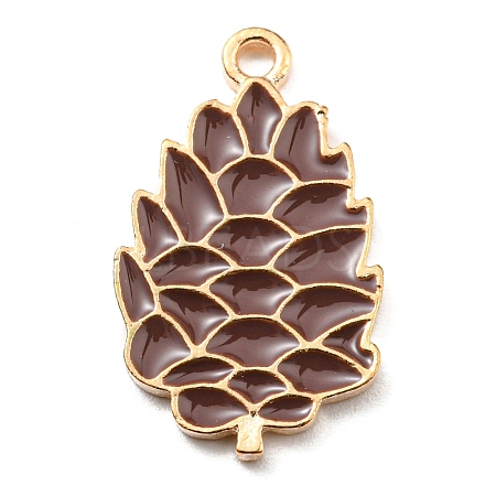 Thanksgiving Day Alloy Enamel Pendants LS-ENAM-D060-01G-KCG-1