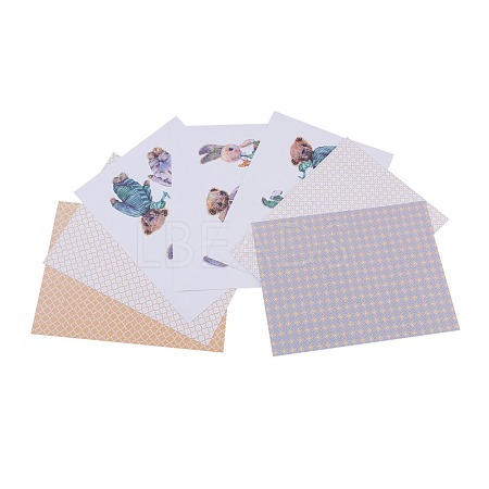 Scrapbook Paper Pad AJEW-K029-01D-1