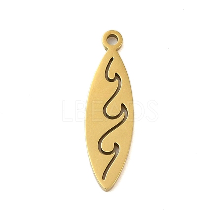 304 Stainless Steel Pendants STAS-S123-03G-06-1