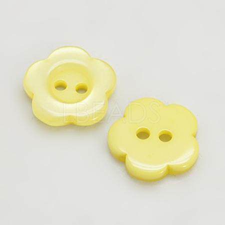 Resin Buttons RESI-D031-12mm-07-1