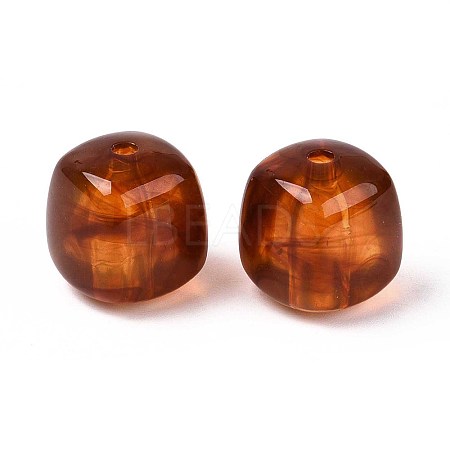 Opaque Acrylic Beads OACR-ZX006-33C-1