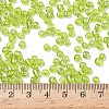 Transparent Rainbow Colours Round Glass Seed Beads X-SEED-A007-4mm-164-4