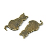 Alloy Kitten Cabochons PALLOY-WH0051-01AB-06-2