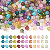  240Pcs 12 Colors Crackle Glass Beads CCG-TA0002-03-1