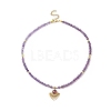 Natural Amethyst Beaded Necklaces NJEW-JN04226-05-1