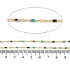 Rack Plating Brass Dapped Chains AJEW-Q153-03G-06-2