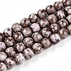 Baking Paint Glass Beads Strands DGLA-N003-10mm-A05-1