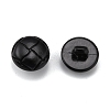 1-Hole Plastic Buttons BUTT-WH0027-03A-01-2