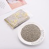 Plated Glass Cylinder Beads SEED-S047-E-003-2