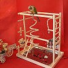 Wooden Pet Ladder Stand AJEW-GA0001-72-7