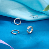4Pcs 4 Styles 925 Sterling Silver Cuff Earrings EJEW-PH0001-38P-4