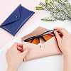 2Pcs 2 Colors PU Imitation Leather Envelope Glasses Bag FIND-GA0002-73-5