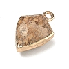 Natural Picture Jasper Pendants G-K422-01G-10-2