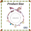 Bees Alloy Enamel & Resin & Glass & Plastic Pearl & Rhinestone Tassel Scarf Choker Necklaces NJEW-SP0001-16B-2