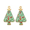 Christmas Theme Rack Plating Alloy Pendants FIND-M020-02B-G-1