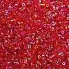 Transparent Colours Rainbow Glass Seed Beads SEED-H003-12F-2