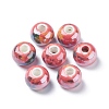 Handmade Porcelain European Beads OPDL-Q099-4-2