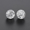 Transparent Crackle Acrylic Beads MACR-S373-66A-N12-6