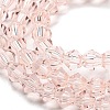 Transparent Glass Beads Strands EGLA-A039-T4mm-D26-3