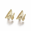 Brass Cuff Earrings EJEW-R114-019G-NF-3