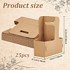 Kraft Paper Box for Drink Holder AJEW-WH0258-986-2