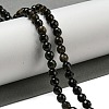 Natural Golden Sheen Obsidian Beads Strands G-E571-A01-01-2