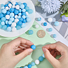 100Pcs Silicone Beads SIL-PA0001-39D-3