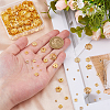 360Pcs 12 Styles 304 Stainless Steel Alloy & Brass Bead Caps FIND-HS0001-90-3