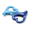 (Defective Closeout Sale: Slight Peeling) Spray Painted Eco-Friendly Alloy Lobster Claw Clasps PALLOY-XCP0001-96-3