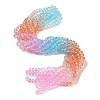 Transparent Painted Glass Beads Strands X1-DGLA-A034-T8mm-A19-1