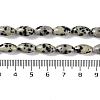 Natural Dalmatian Jasper Beads Strands G-K362-I14-06-5