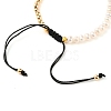 Adjustable Nylon Thread Braided Bead Bracelets BJEW-JB05540-02-3