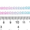 Gradient Color Baking Paint Glass Bead Strands X1-DGLA-A039-T4mm-A05-5