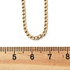 Ion Plating(IP) 304 Stainless Steel Curb Chain Necklaces NJEW-K099-04G-2
