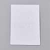 Cardboard Jewelry Display Cards CDIS-H002-02-02-2