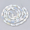 Electroplate Glass Beads Strands EGLA-T008-12L-2