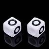 Letter Acrylic Beads PL37C9129-O-2