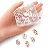 20Pcs Printed Natural Cowrie Shell Beads SHEL-YW0001-03A-3