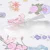 2Pcs 2 Styles PET Self-Adhesive Stickers STIC-P011-A04-2