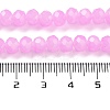 Baking Paint Imitation Jade Glass Bead Strands X-DGLA-A034-J6MM-A49-5