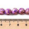 Dyed Natural Magnesite Beads Strands G-L617-D01-8mm-03-5
