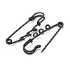 304 Stainless Steel Safety Pins Brooch Findings STAS-C181-01C-B-3