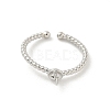 Brass Cup Peg Open Cuff Ring Settings LS-KK-G518-02P-02-2