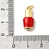Brass Enamel Pendants KK-A268-03G-B02-3