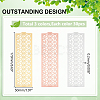 90Pcs 3 Colors Paper Napkin Rings AJEW-WR0002-50-2