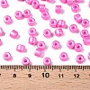 Baking Paint Pearlized Glass Seed Beads SEED-T008-03K-5