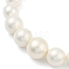 Round Shell Pearl Graduated Beads Strands BSHE-XCP0001-39-4