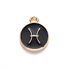 Alloy Enamel Pendants X-ENAM-S124-01A-08H-2