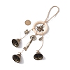Alloy & Iron Bee Key Protective Witch Bells for Doorknob Hanging Ornaments HJEW-JM01893-2
