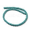 Dyed Synthetic Turquoise Beads Strands G-G075-D02-01-2